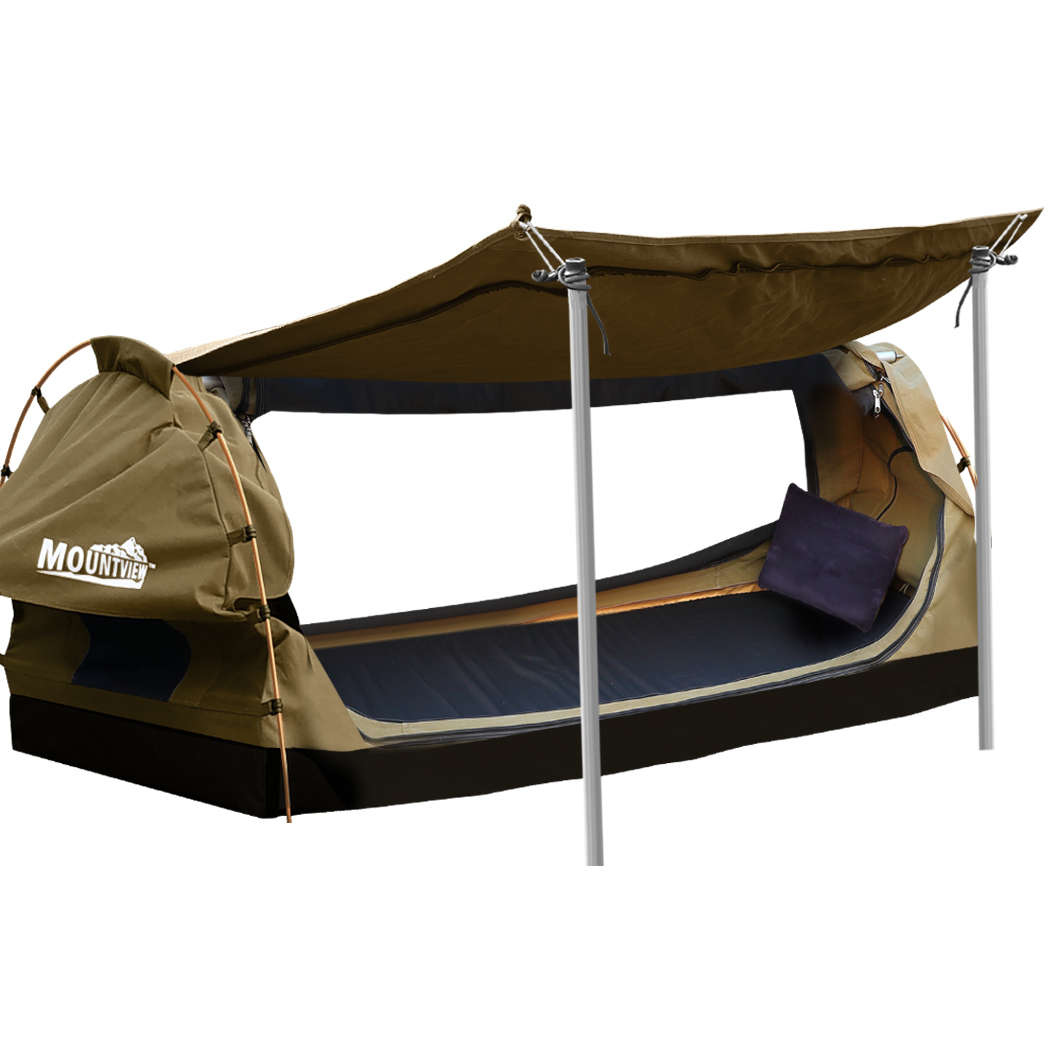 Mountview King Single Swag Camping Swags Canvas