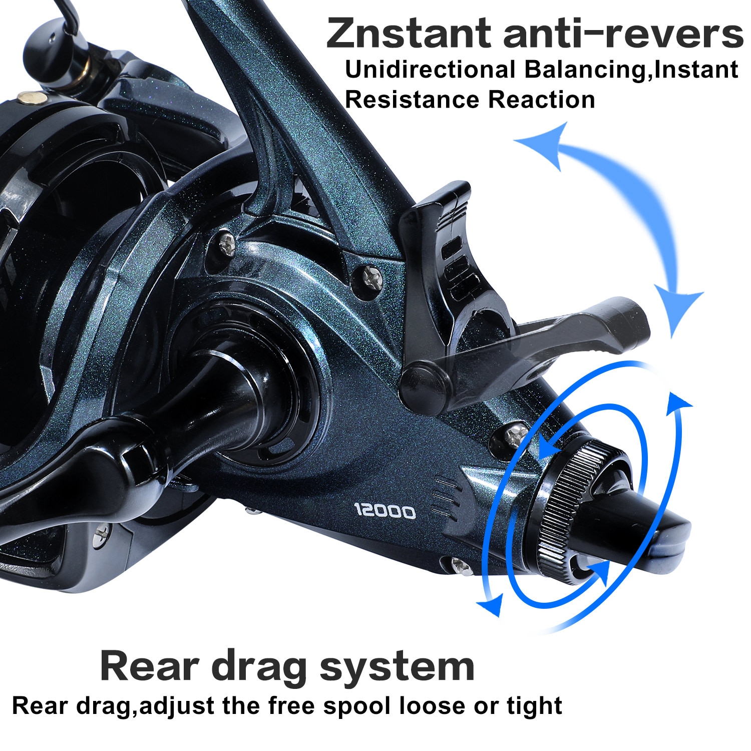 9000-12000 Series Surf Fishing Reel - Image 3