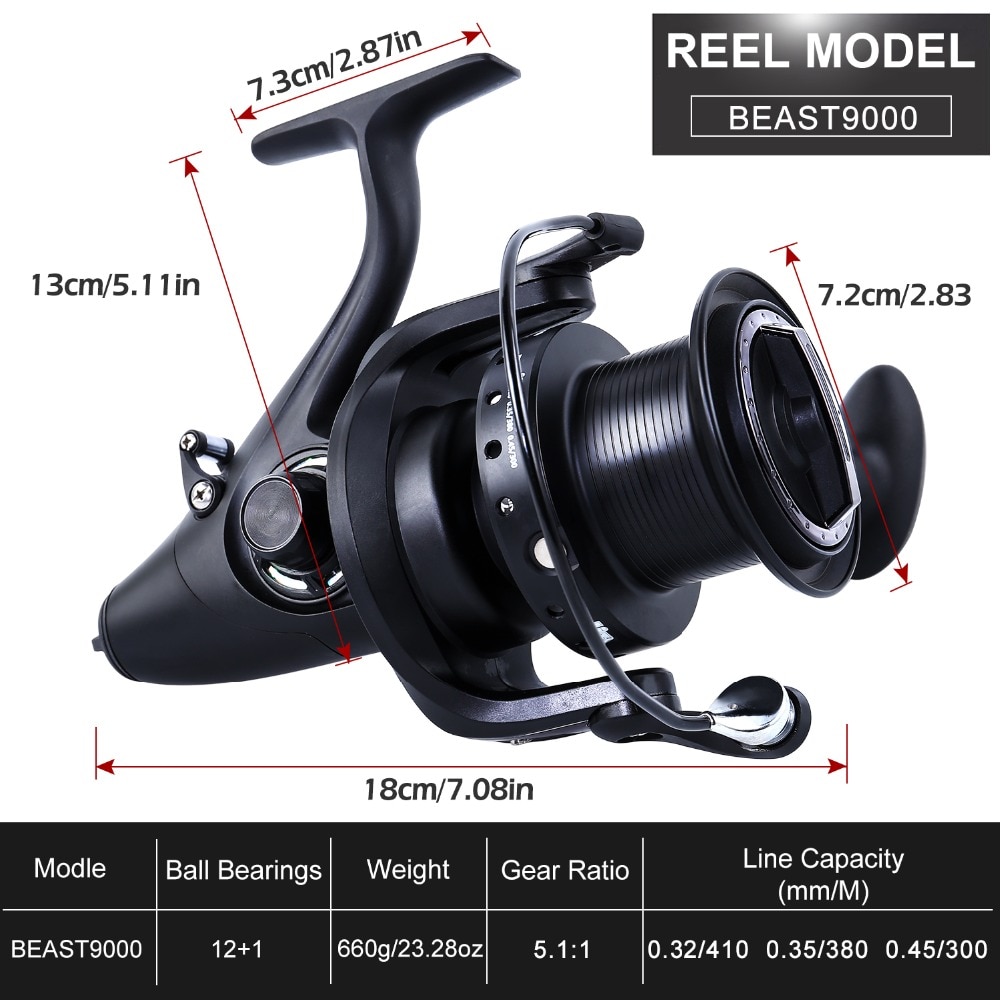 Spinning Fishing Reel 5.1:1 Gear Ratio - Image 8