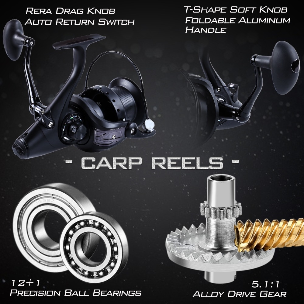 Spinning Fishing Reel 5.1:1 Gear Ratio - Image 4