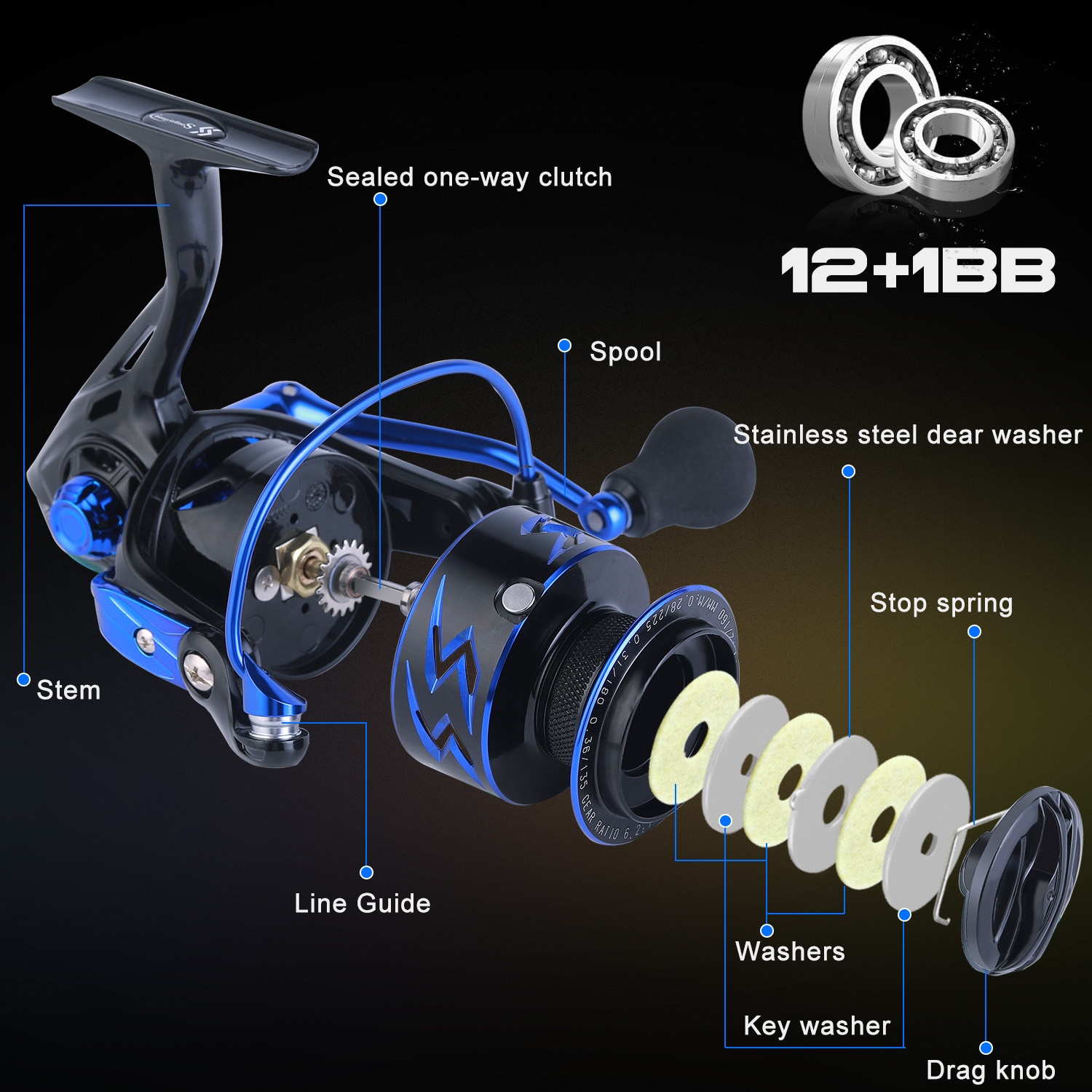 Ultra Light and Smooth Spinning Reel - Image 12
