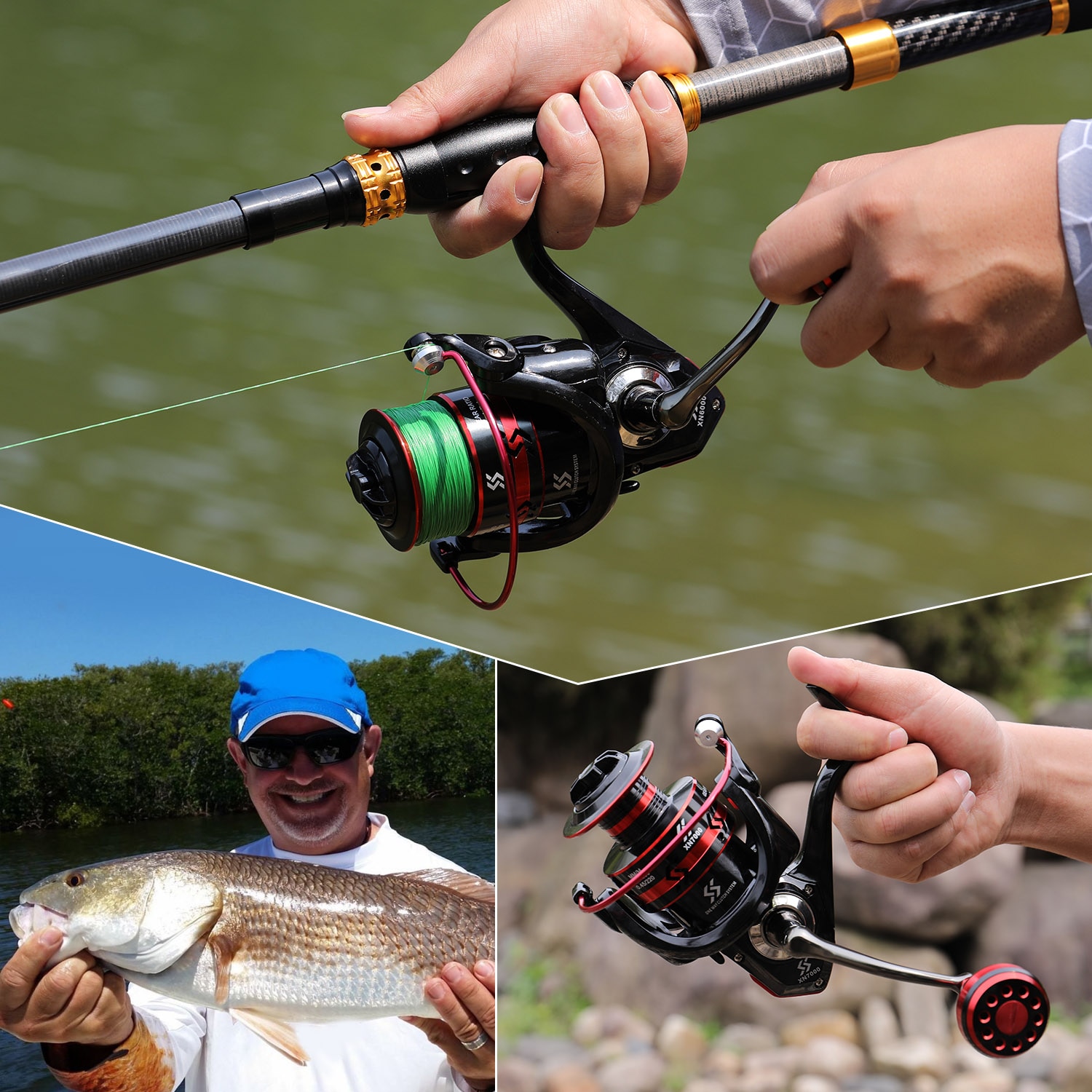 Sougayilang 2000-7000 Spinning Fishing Reel Metal Spool Fishing Reel Max Drag 16KG Powerful Carp Fishing Reel for Freshwater Sougayilang 2000-7000 Spinning Fishing Reel Metal Spool Fishing Reel Max Drag 16KG Powerful Carp Fishing Reel for Freshwater