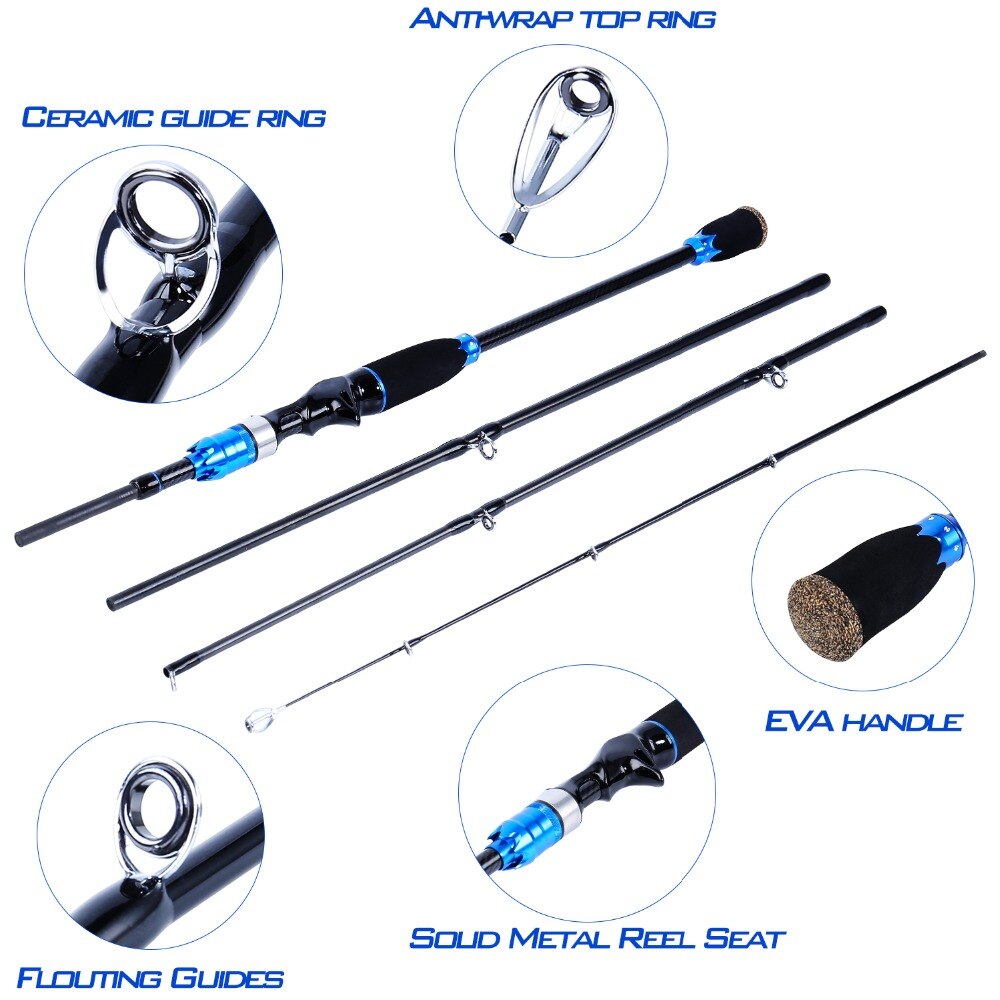 Casting Spinning Fishing Rod Carbon Fibre 1.8-2.1M - Image 11