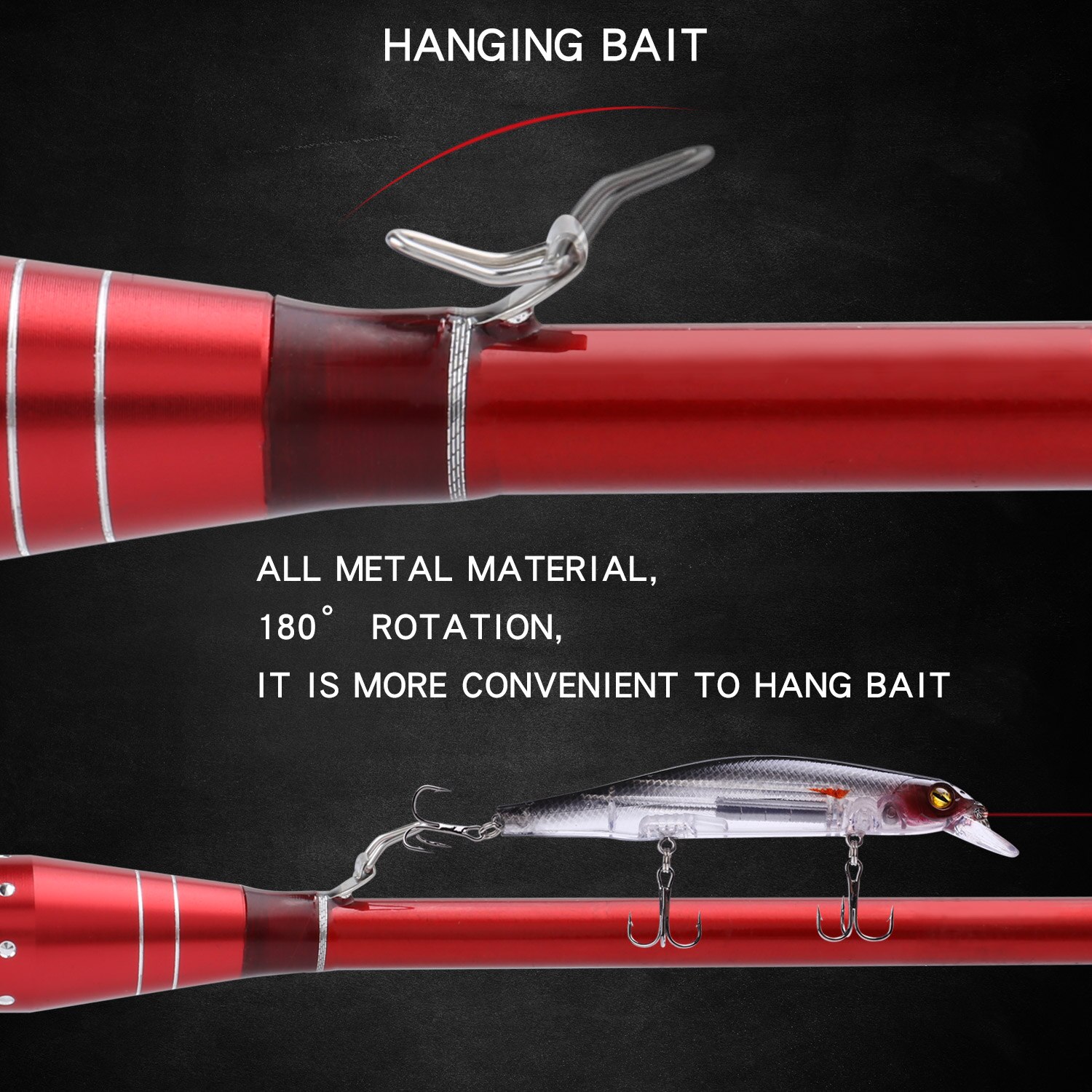 2.1-2.4M 4 Section Carbon Fiber Fishing Rod - Image 3