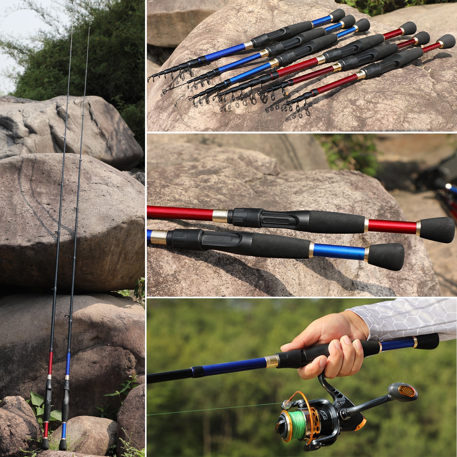 1.8M -2.4M Carbon Fibre Telescopic Fishing Rod - Image 5