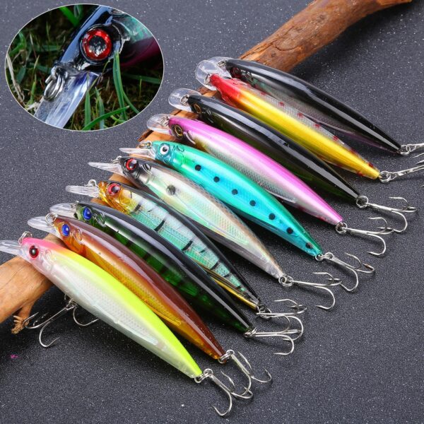 10pcs Minnow Fishing Lure Crankbait - Image 12