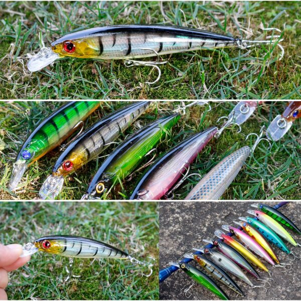 10pcs Minnow Fishing Lure Crankbait - Image 4