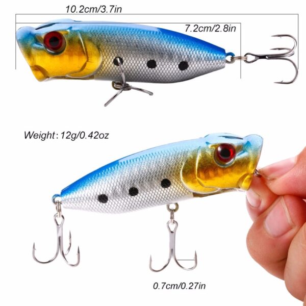 4Pcs Popper Jig Surface Minnow - Image 9