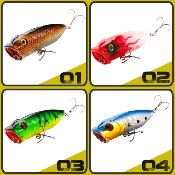 4Pcs Popper Jig Surface Minnow - Image 5